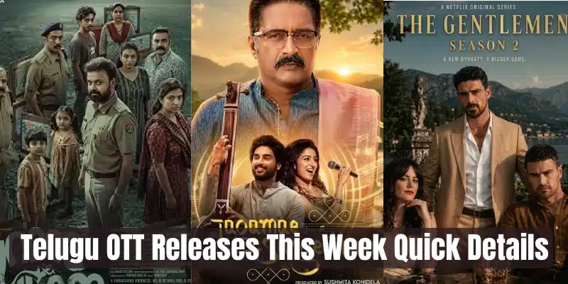 Telugu OTT Releases This Week Quick Details Telugu OTT Releases This Week Quick Details