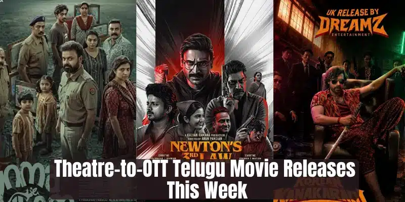 Theatre-to-OTT Telugu Movie Releases This Week Theatre-to-OTT Telugu Movie Releases This Week
