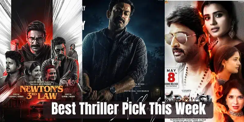 Best Thriller Pick This Week Best Thriller Pick This Week