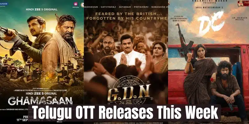 Telugu OTT Releases This Week Telugu OTT Releases This Week