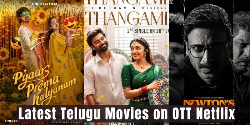 New Telugu Movies on OTT Netflix Latest Telugu Movies on OTT Netflix