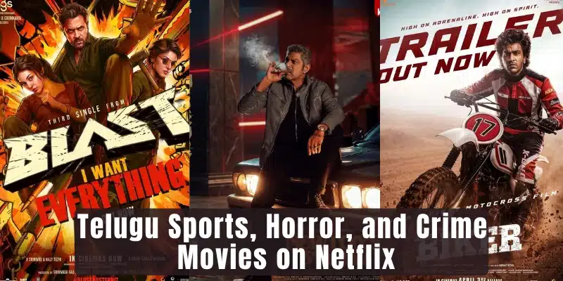 Telugu Sports, Horror, and Crime Movies on Netflix Telugu Sports, Horror, and Crime Movies on Netflix